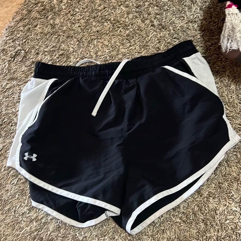 Black under armor shorts
